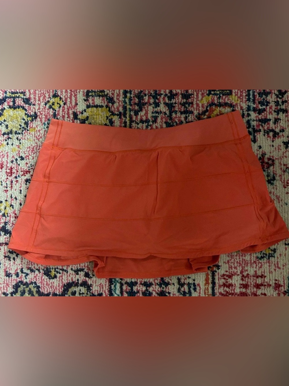 Lululemon Coral/Orange Skirt
